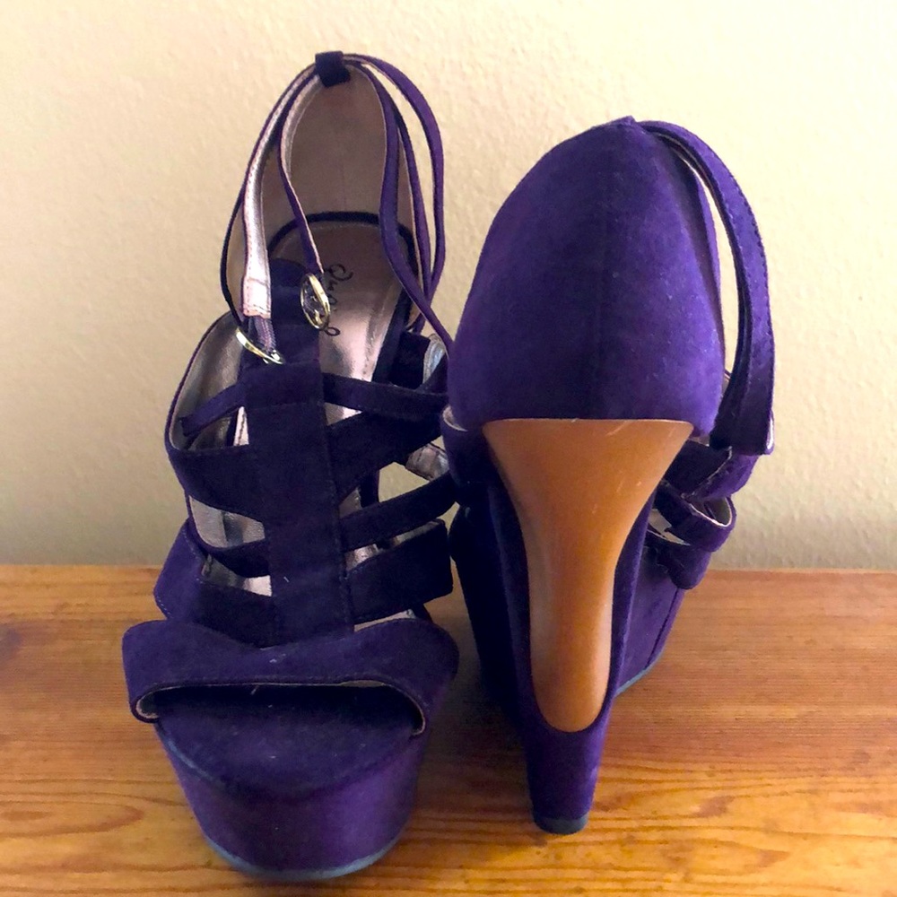 Dark Purple Wedges